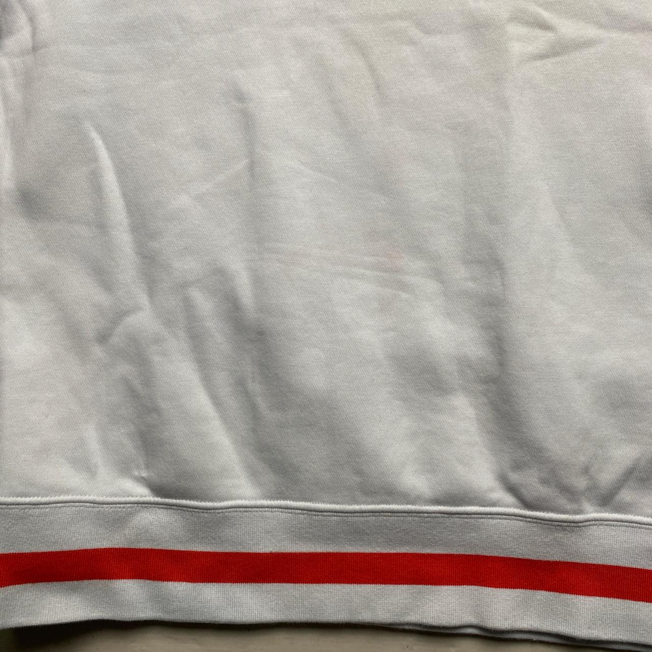 Nike Air Swoosh White Black and Red Jumper