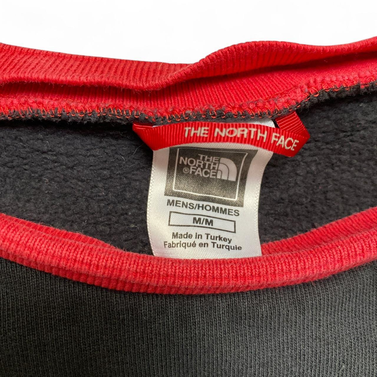 The North Face Red Black White and Burgundy Multi Colour Jumper (M)