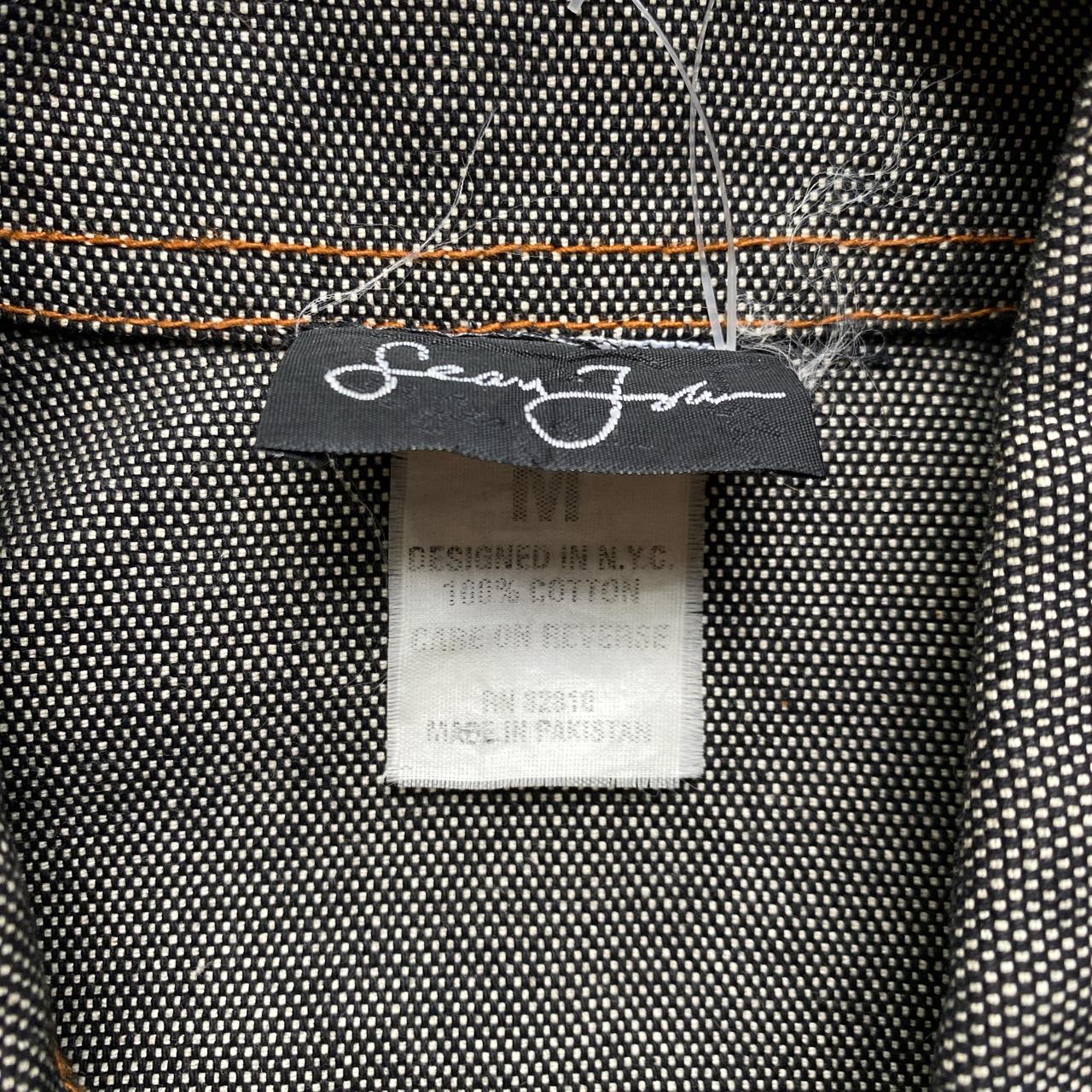 Sean John Vintage 90’s Grey Denim Jacket with Embroidery