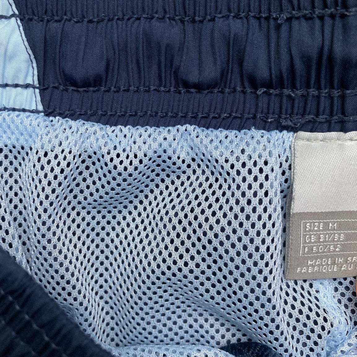 Nike Air Max Vintage Shell Trackpant Baggy Navy and Baby Blue Bottoms (M)