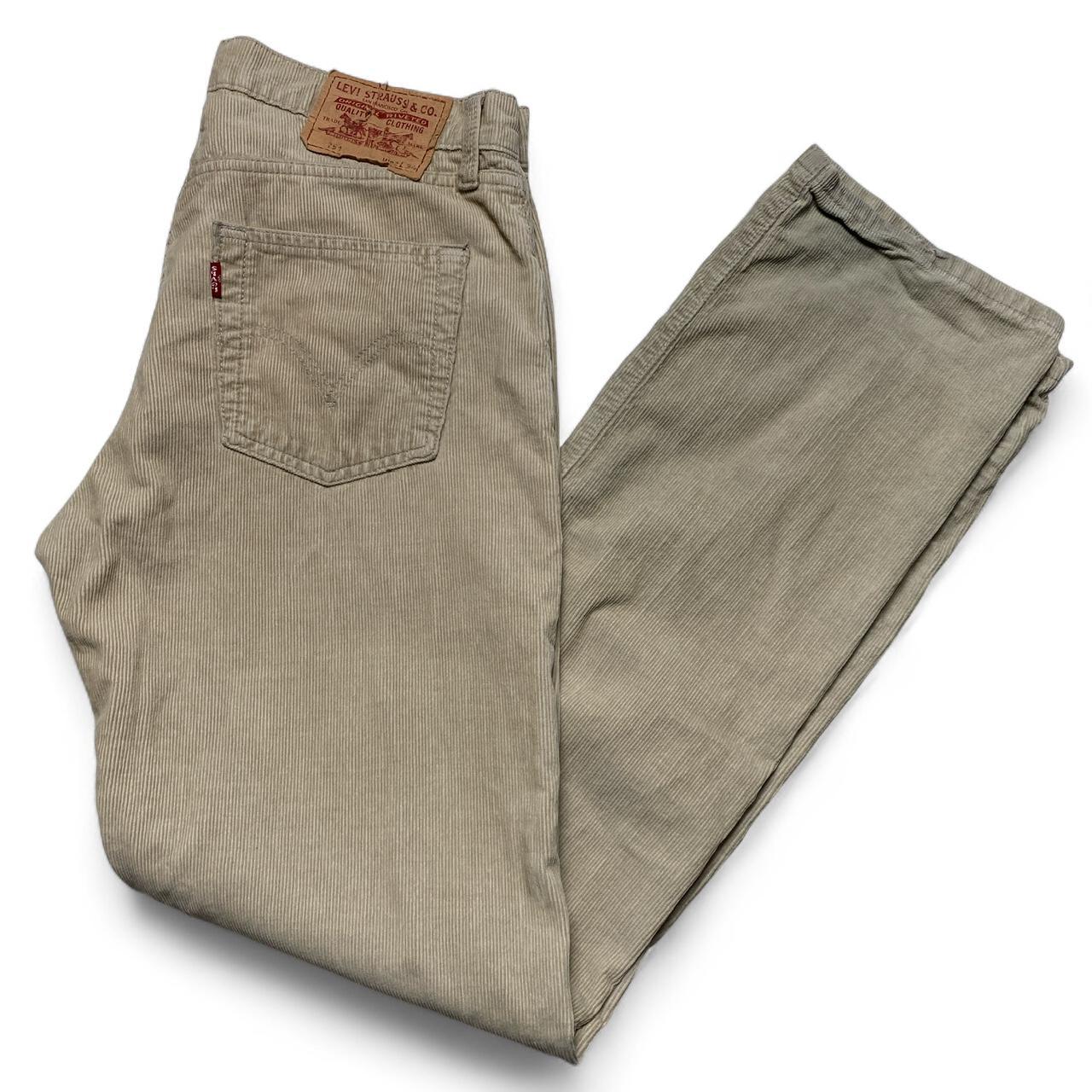 Levis 751 Corduroy Beige Khaki Jeans (32W)