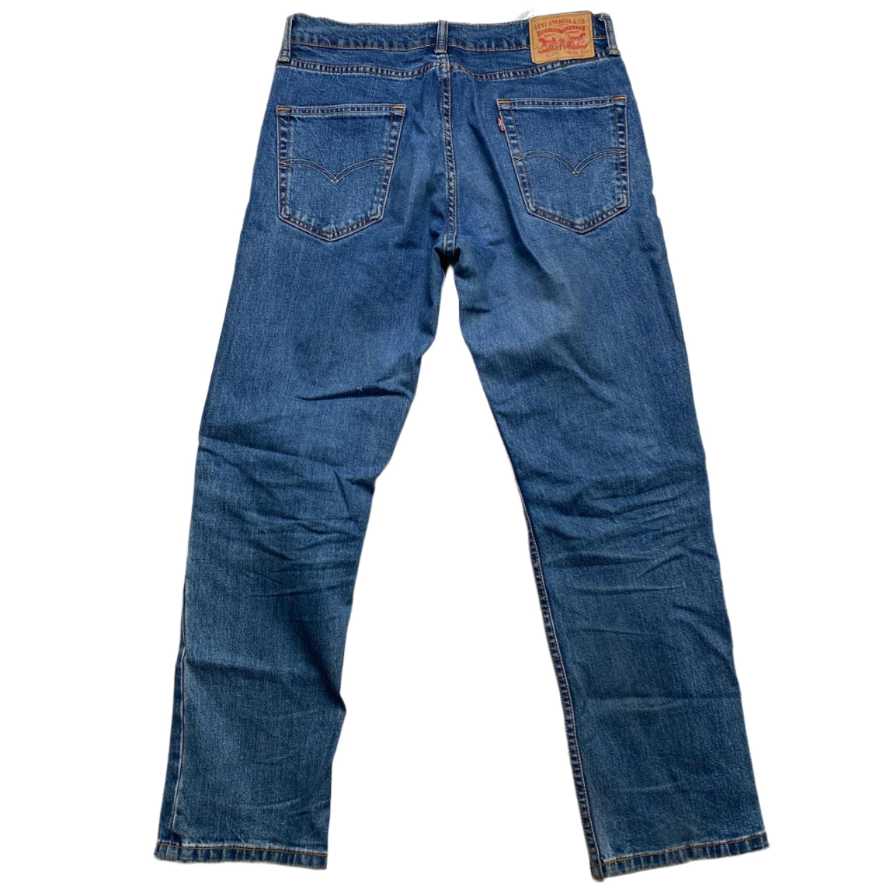 Levis 514 Blue Baggy Jeans (32W)