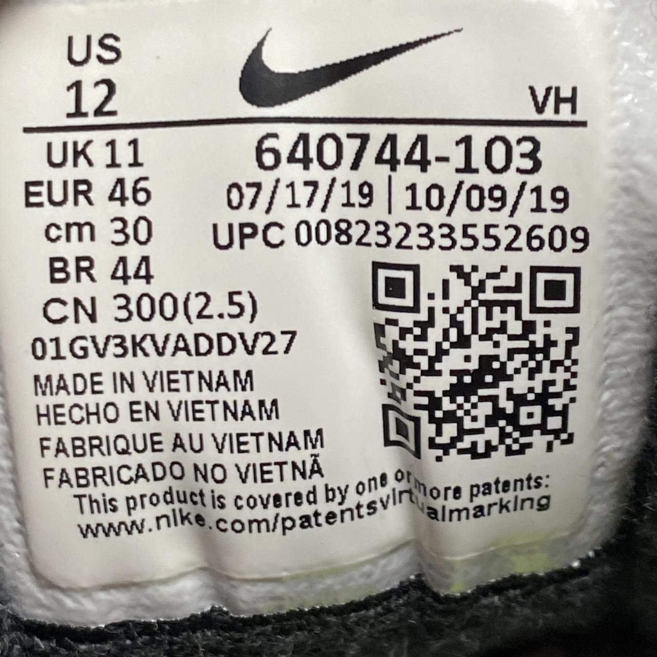 Nike Air Max 98 White Green and Blue trainers (UK 11)