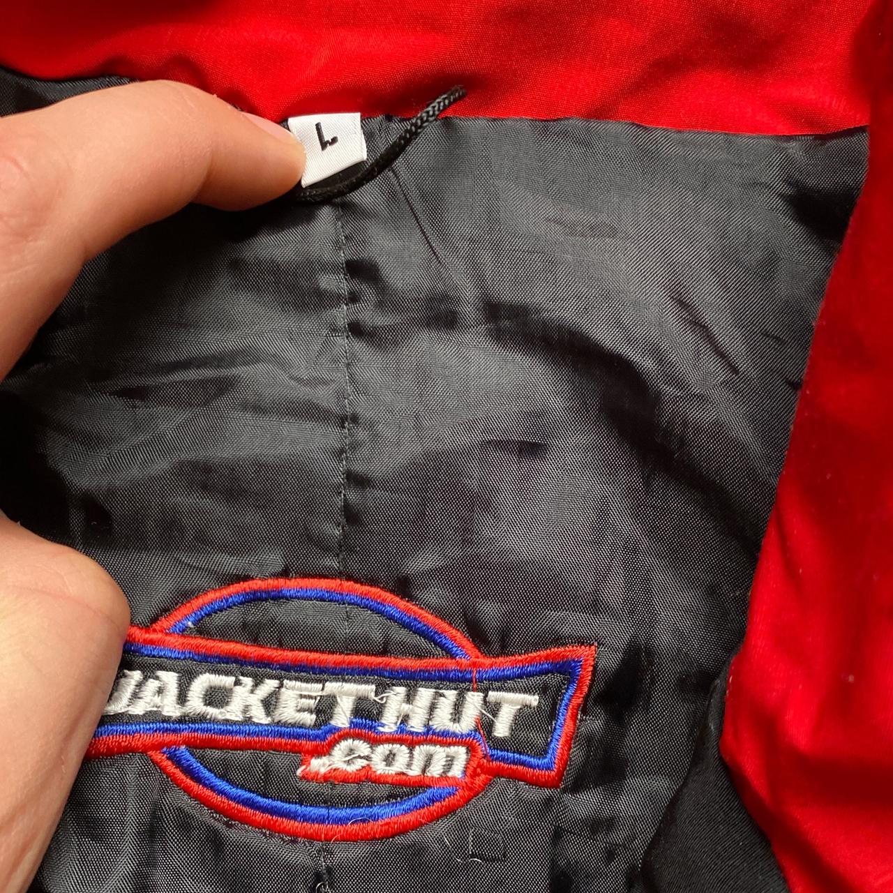 Subaru Rally Team Red and Yellow Vintage Bomber Jacket (L)