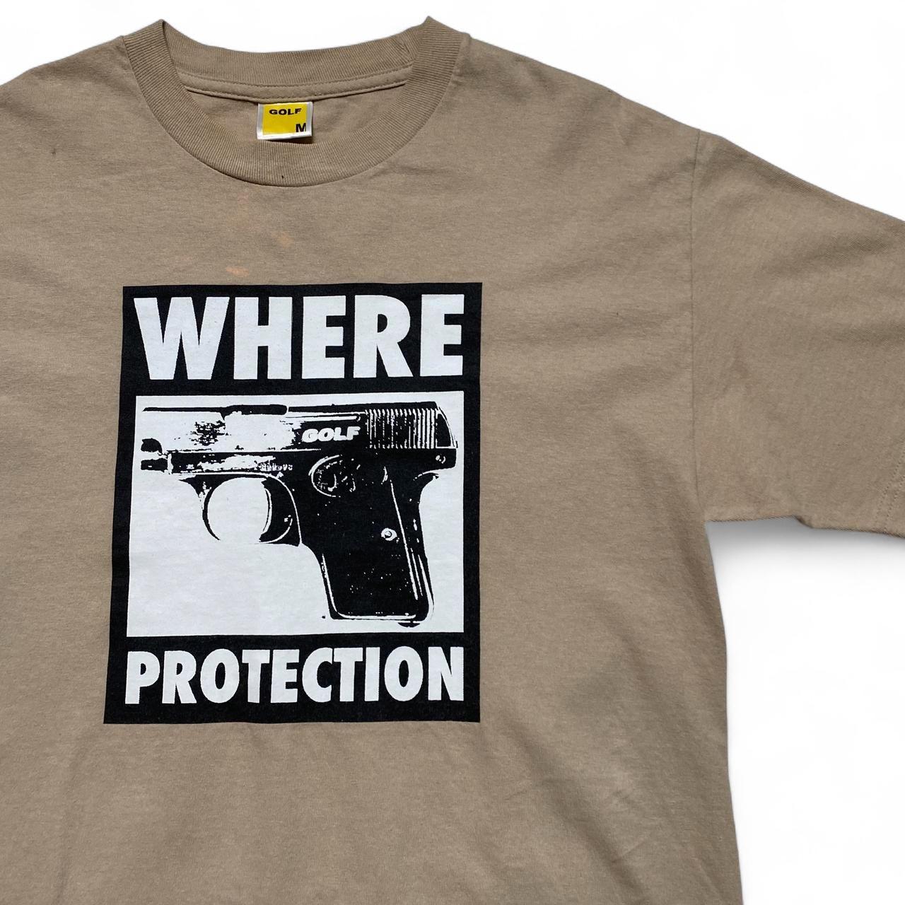 Where Protection Golf Wang Brown T Shirt (M)