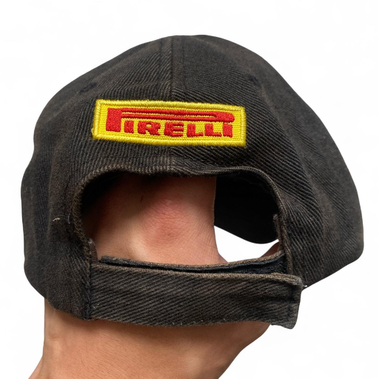 Pirelli Black and Yellow Baseball Racing Cap