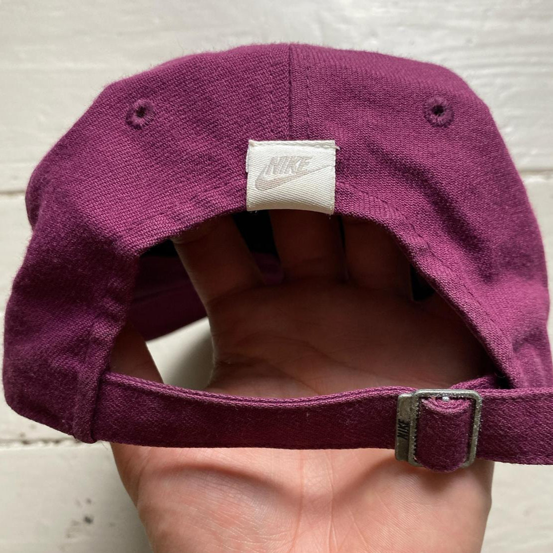 Nike Cream Swoosh Purple Cap