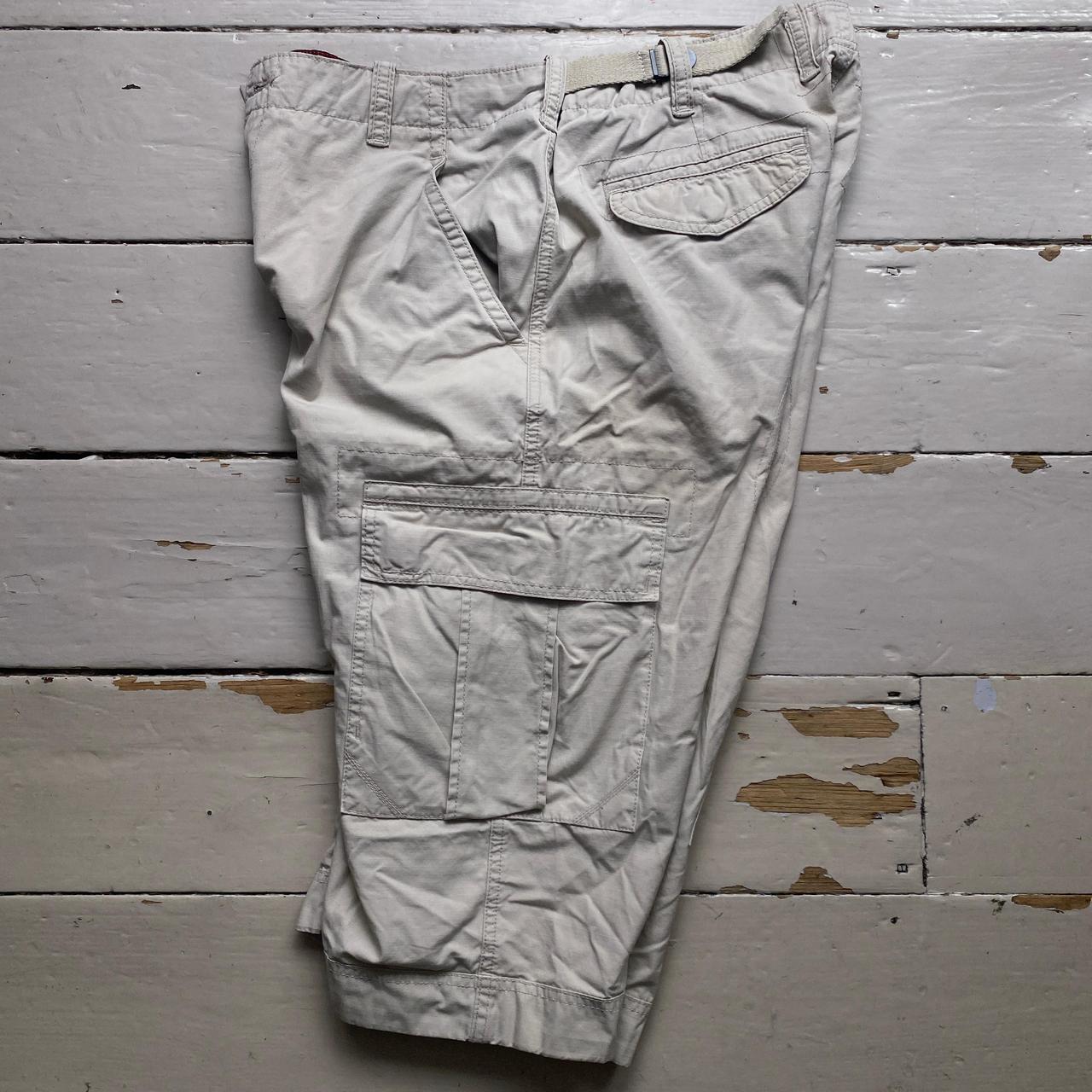 GAP Vintage Cream Cargo Combat Baggy Shorts