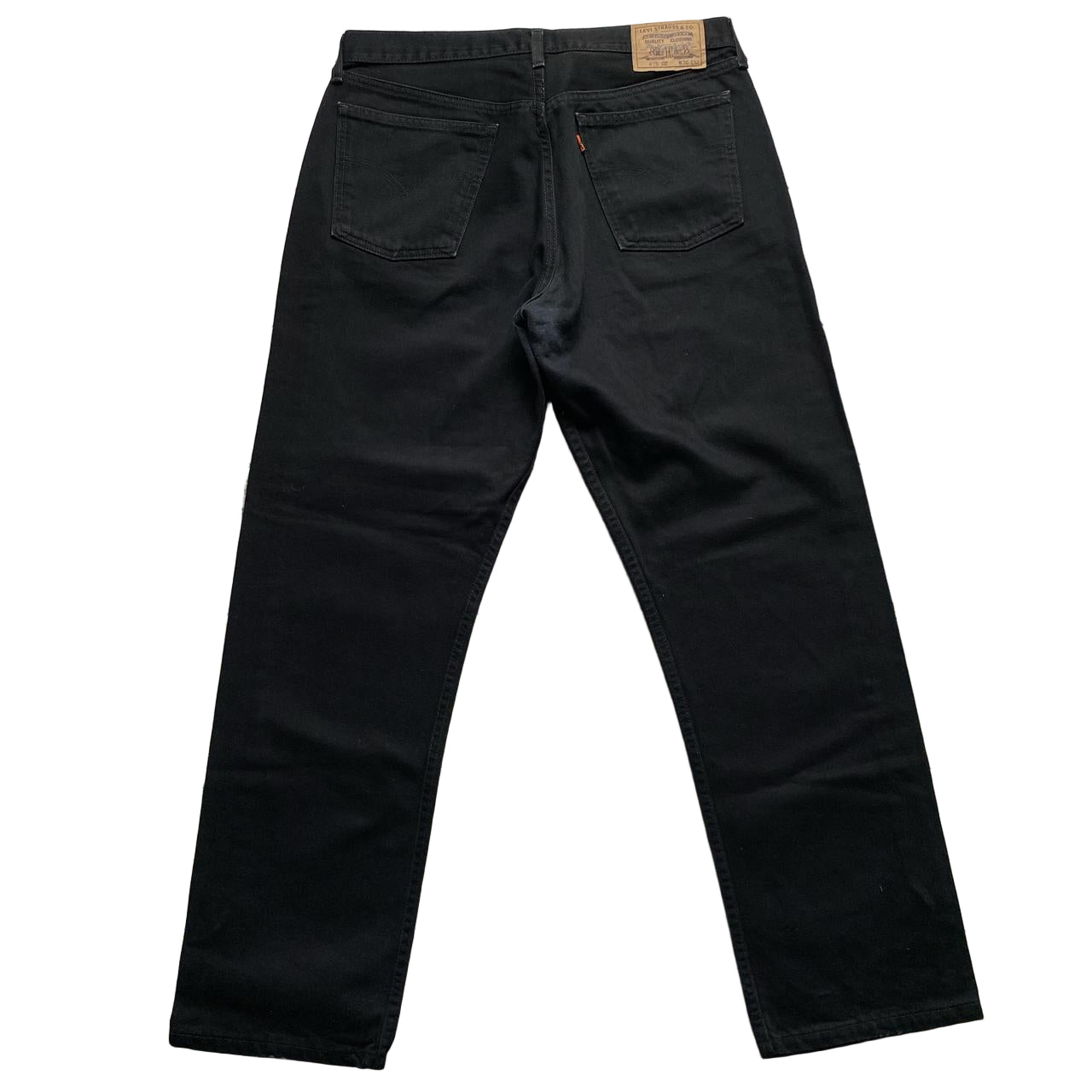 Levis 618 02 Baggy Vintage Orange Tab Black Jeans (38W)