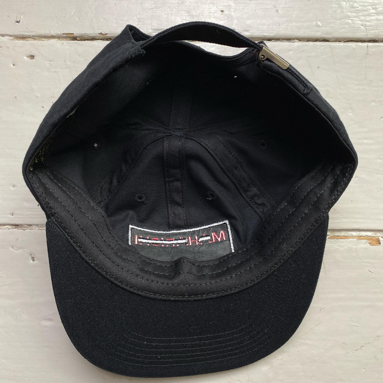 Maharishi 6 Panel Adjustable Cap Black and Red