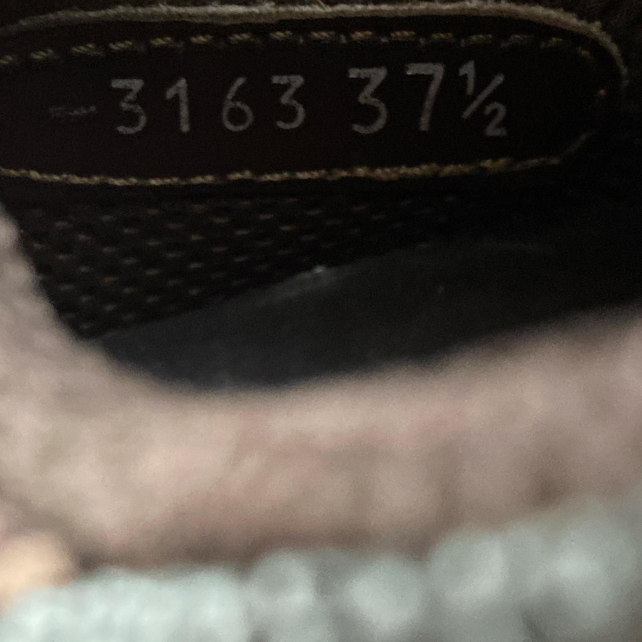 Prada Americas Cup Vintage Brown and Red Low Trainers (UK 4.5)