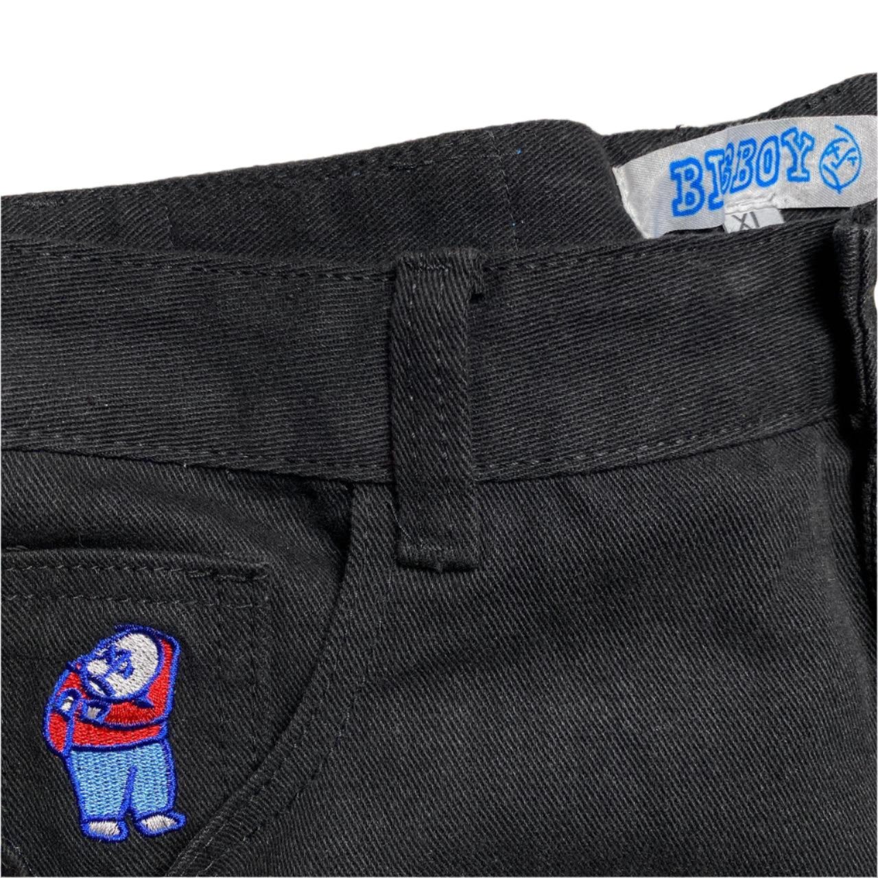 Polar Skate Co Big Boy Baggy Black Jeans (34W)
