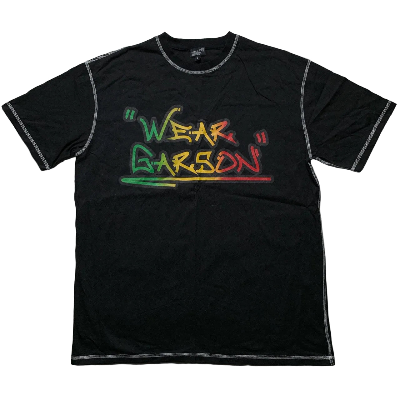 Rasta Gradient Graffiti T Shirt (S/M/L/XL)