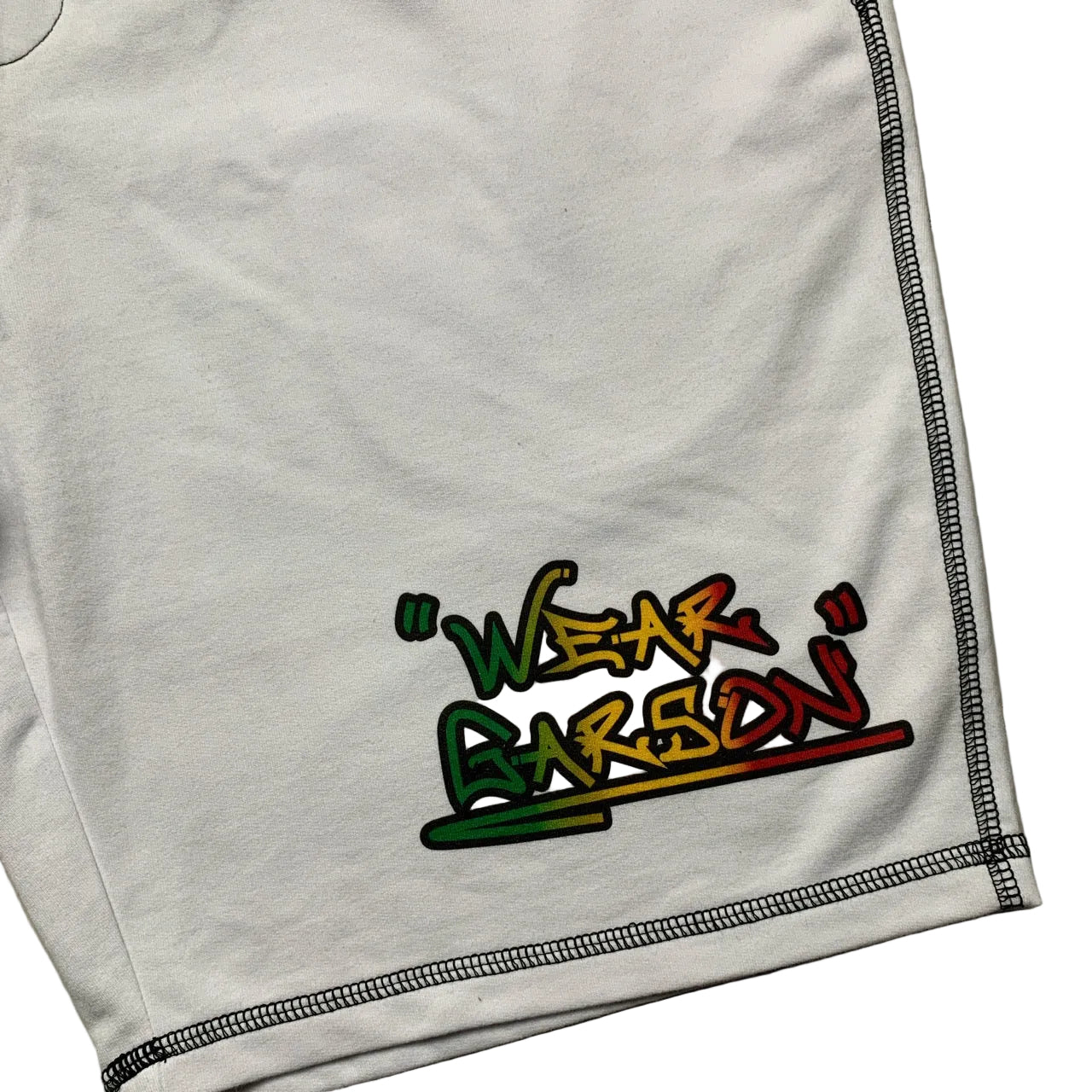 Rasta Gradient Graffiti Shorts ((S/M/L/XL)