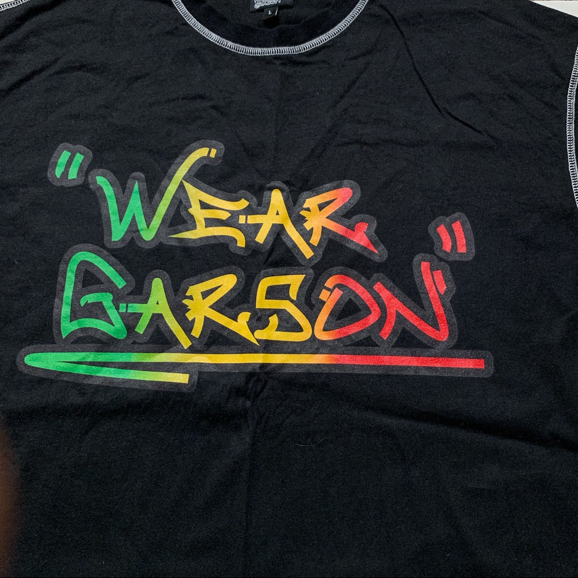 Rasta Gradient Graffiti T Shirt (S/M/L/XL)