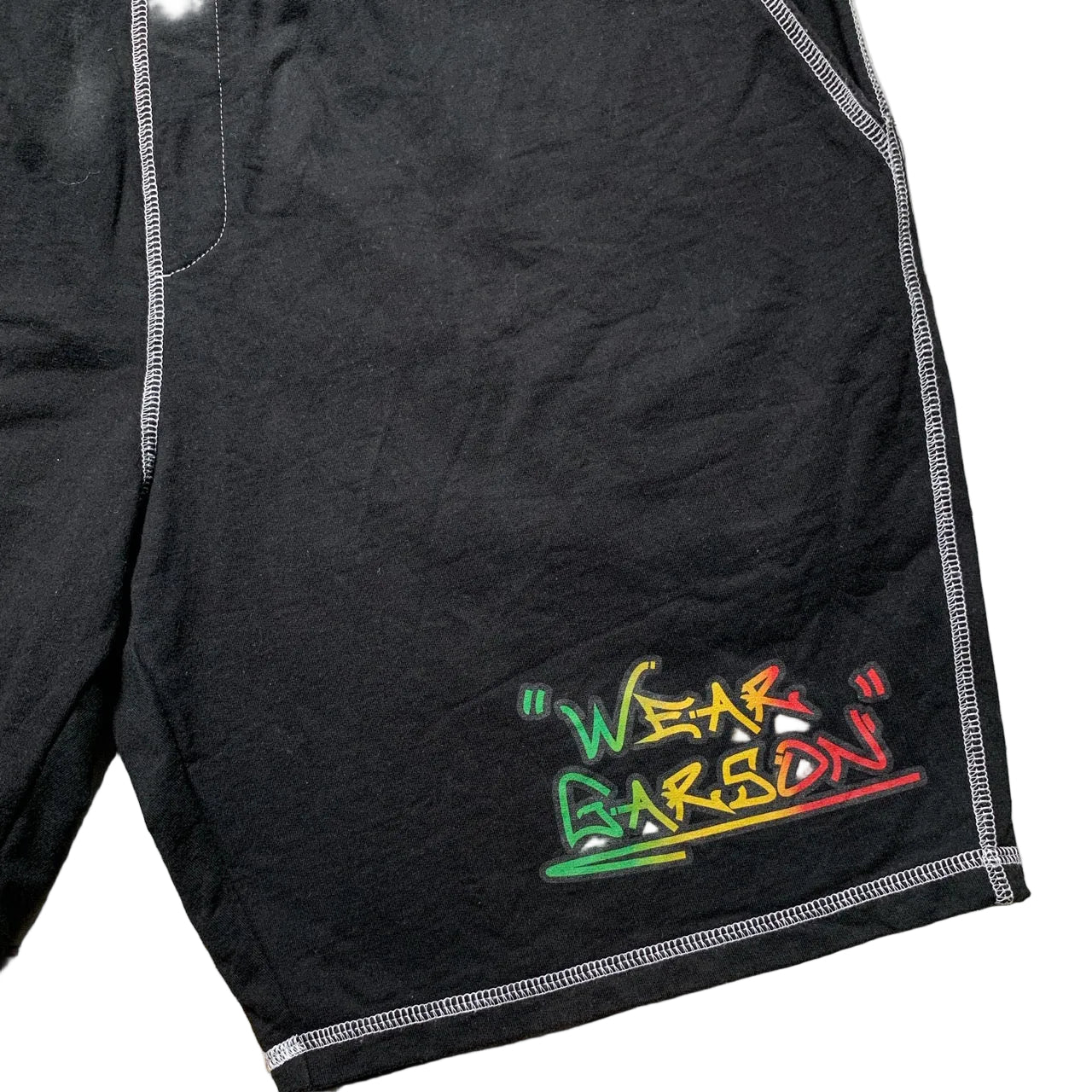 Rasta Gradient Graffiti Shorts (S/M/L/XL)