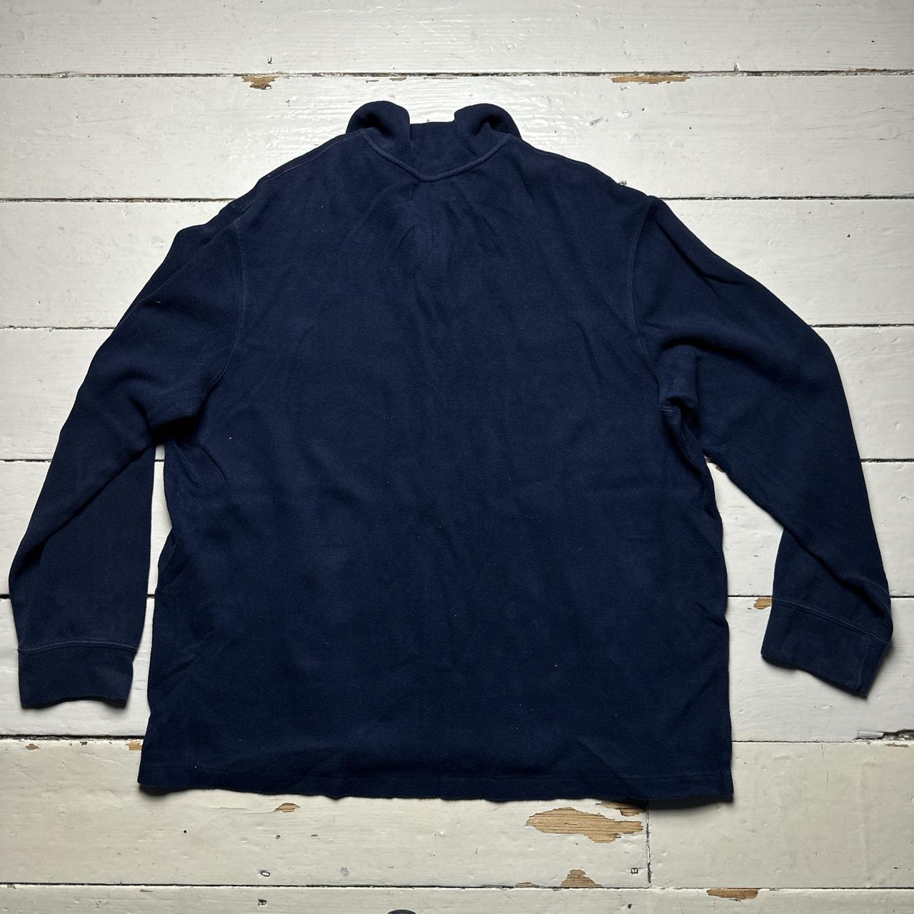 Ralph Lauren Polo Navy and Red Quarter Zip Jumper