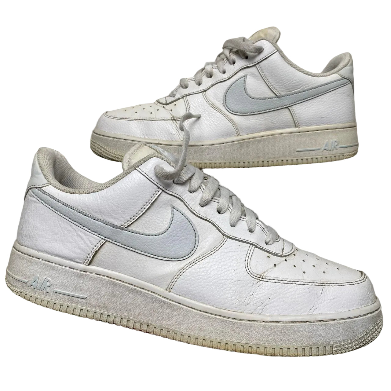 Nike Air Force 1 White and Grey (UK 11)