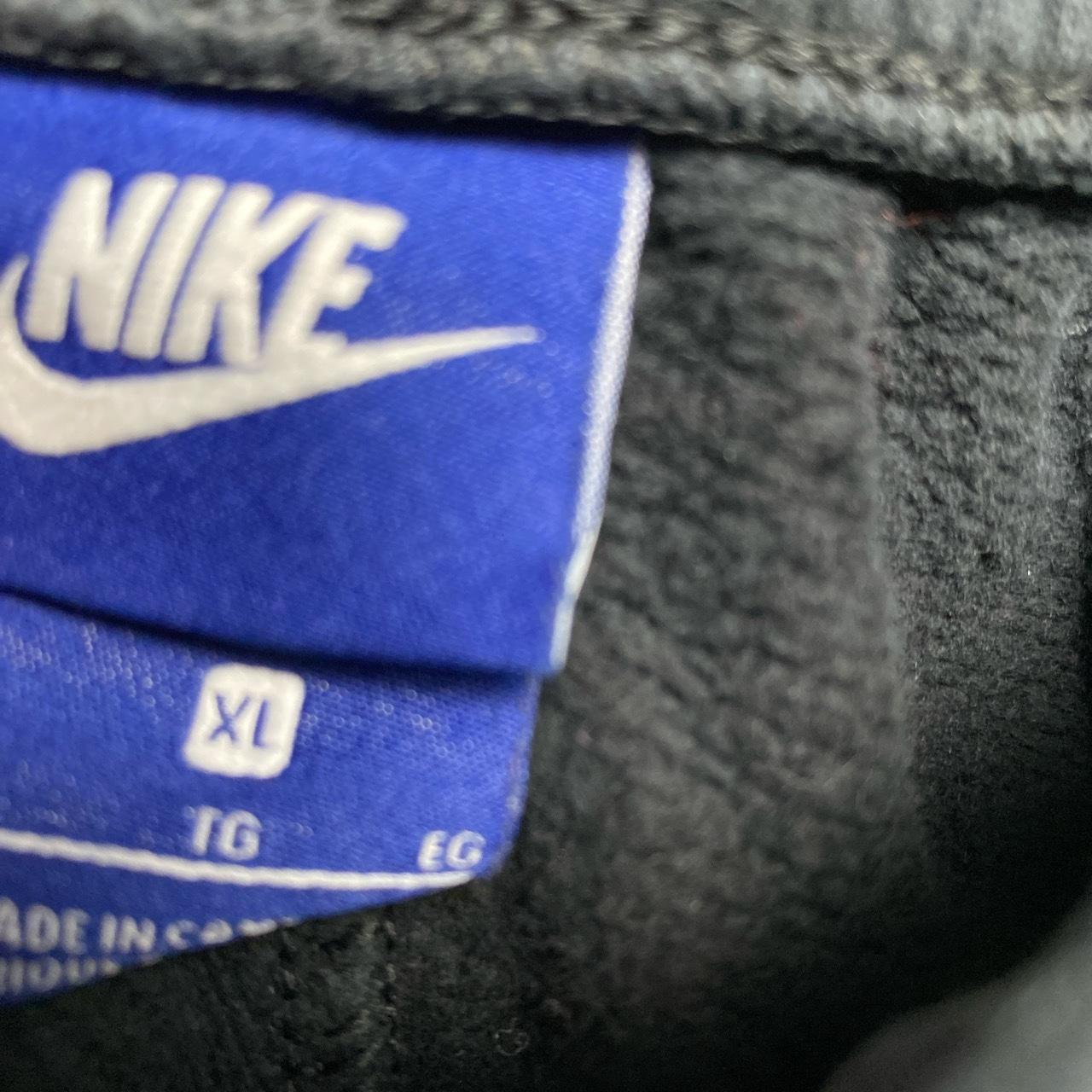 Nike Club Black and White Baggy Joggers (XL)