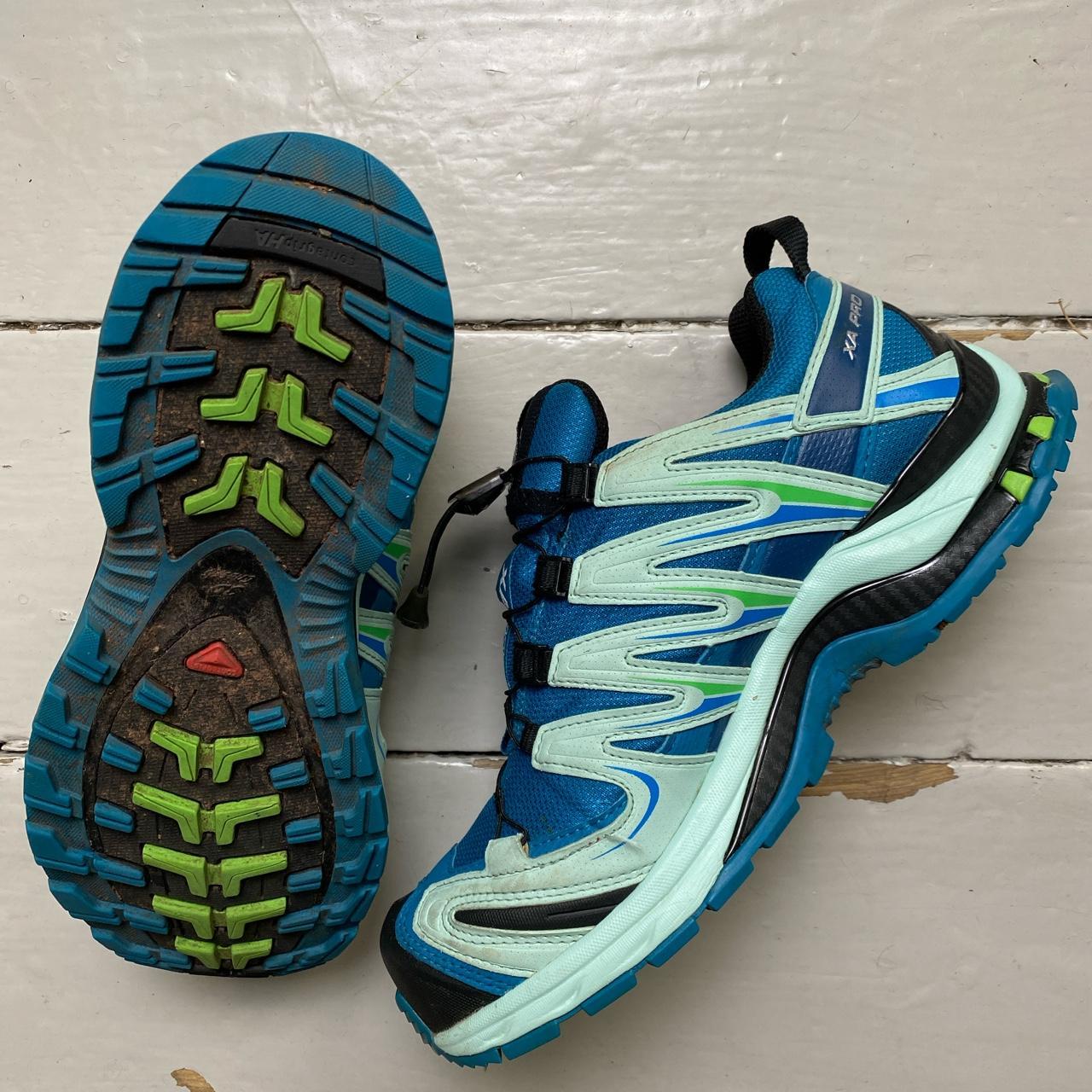 Salomon XA Pro Light Blue and Green