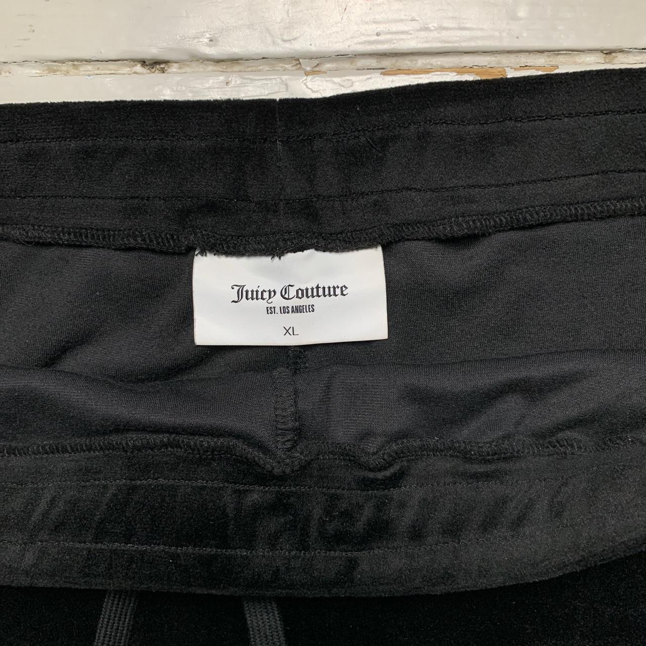 Juicy Couture Black Shorts Diamanté Logo