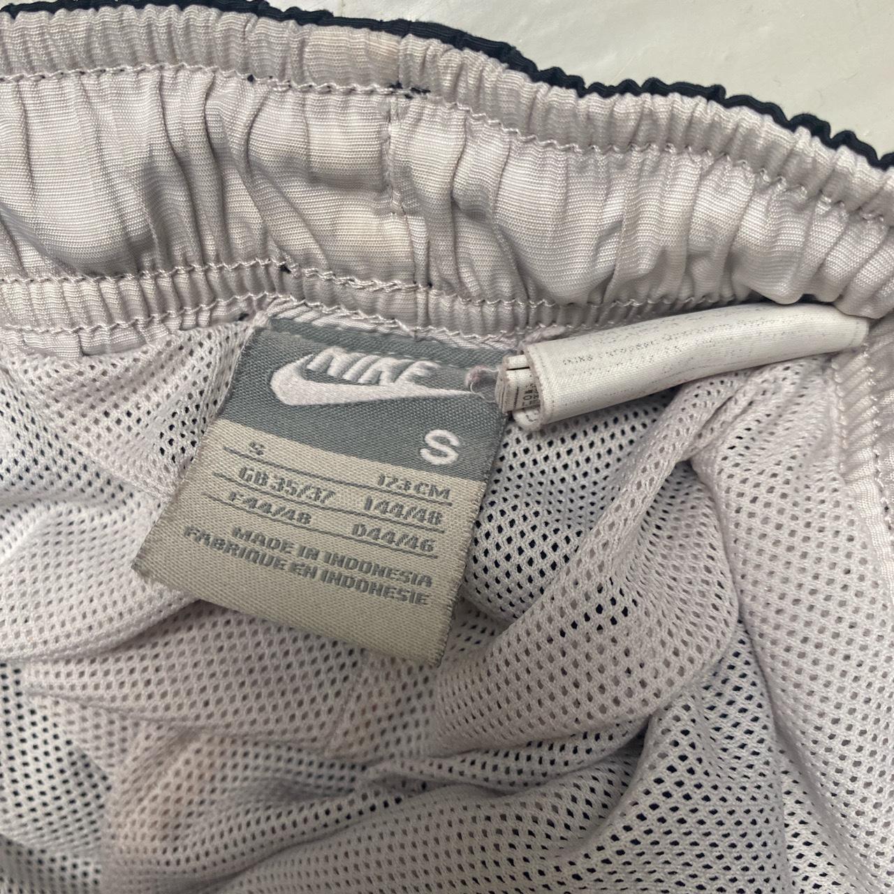 Nike Black and White Shell Trackpant Baggy Bottoms