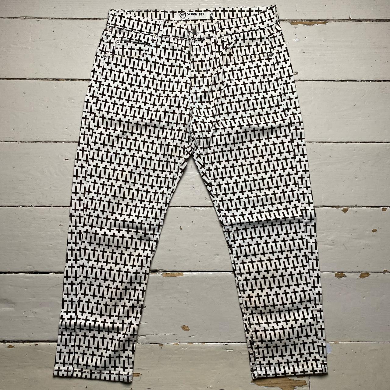 Alexander McQueen Vintage Cross Monogram Trousers