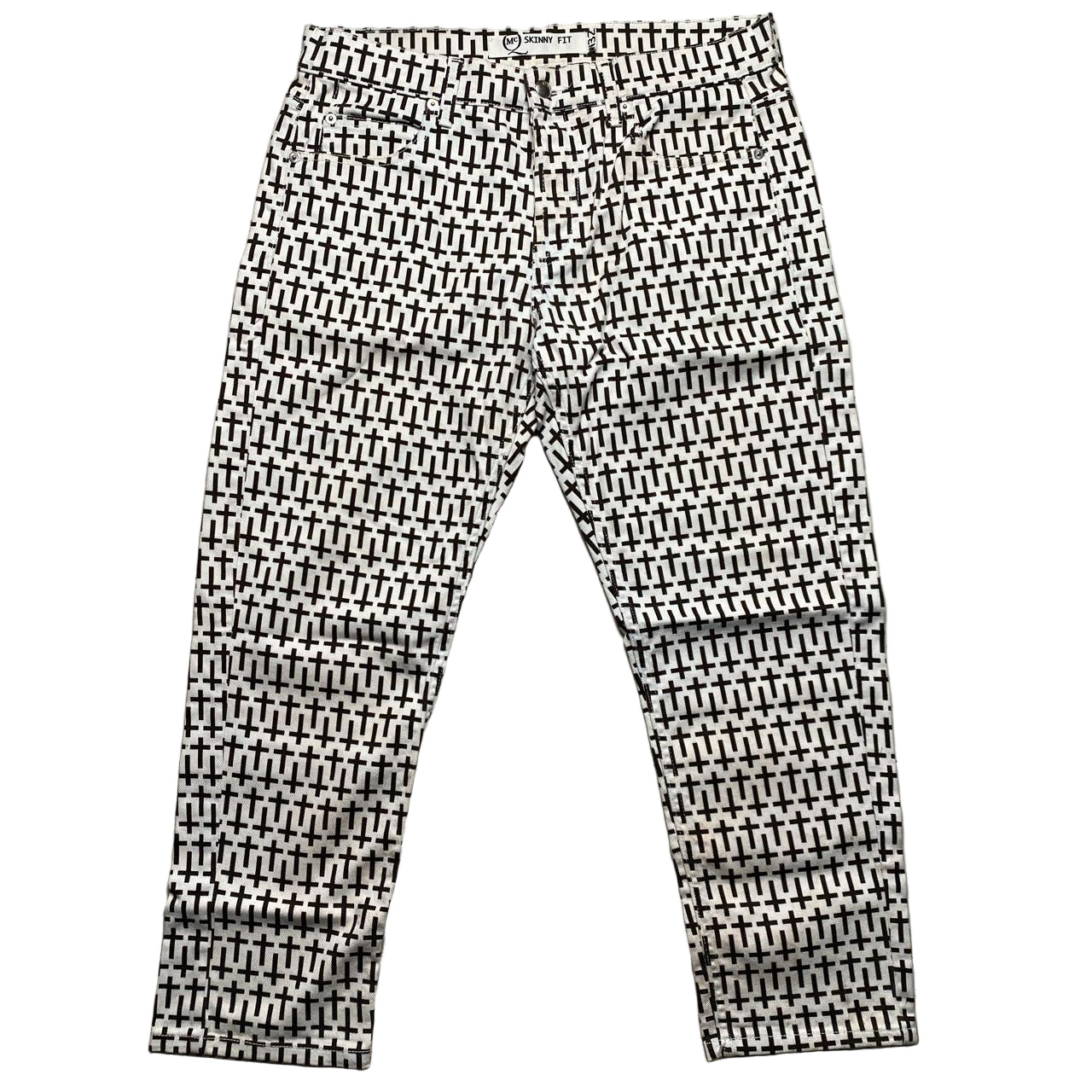 Alexander McQueen Vintage Cross Monogram Trousers (32W)