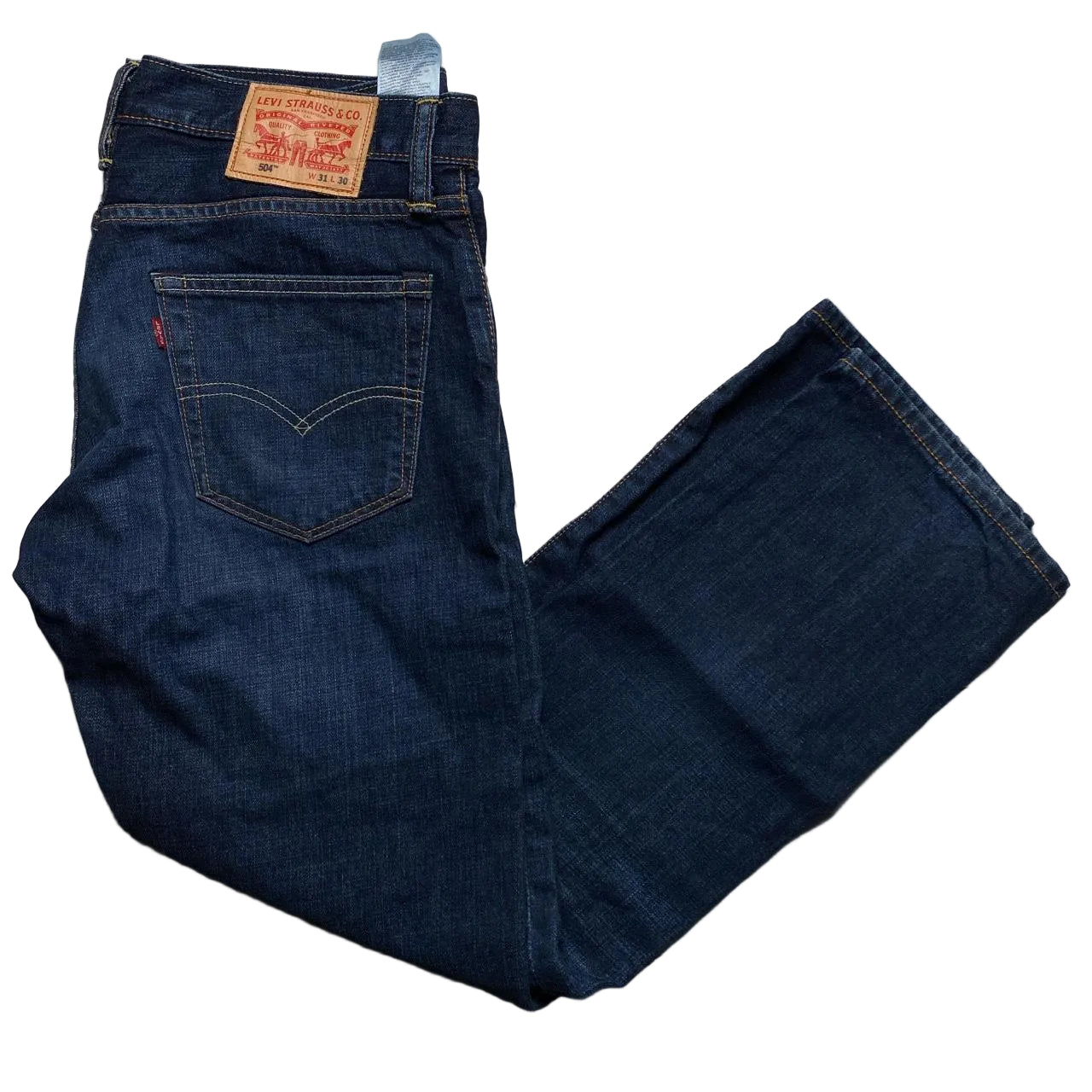Levis 504 Dark Navy Jeans (31W)