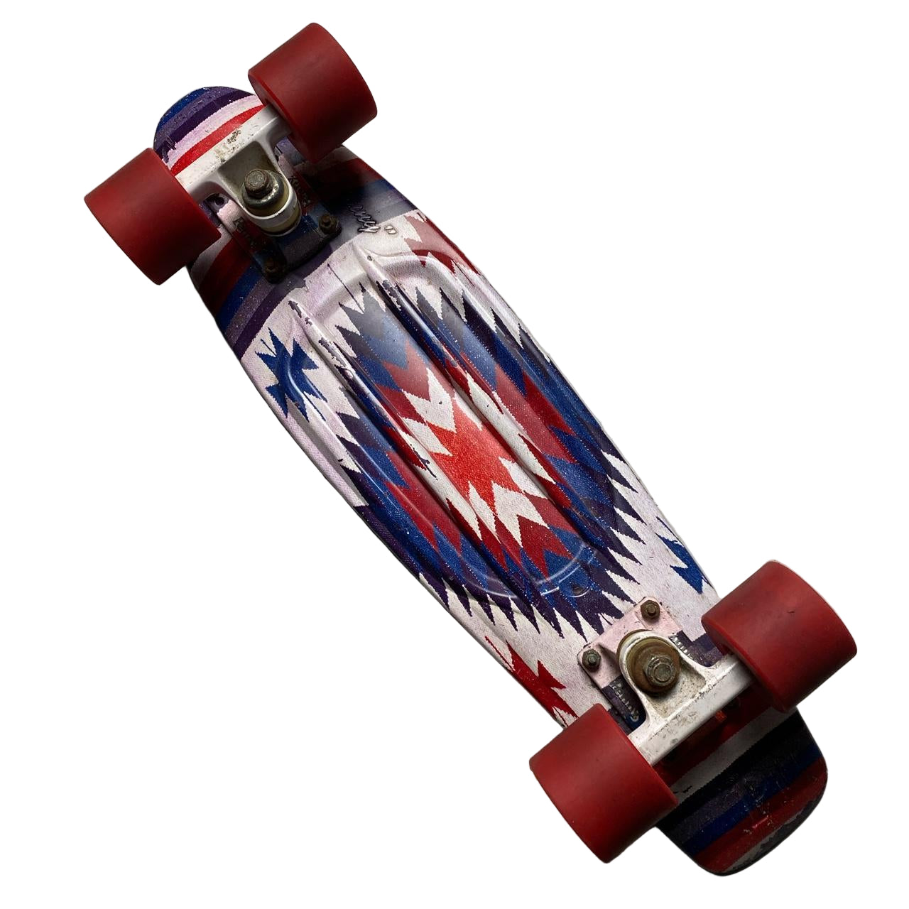 Penny Skateboard Purple and Red Indian Pattern