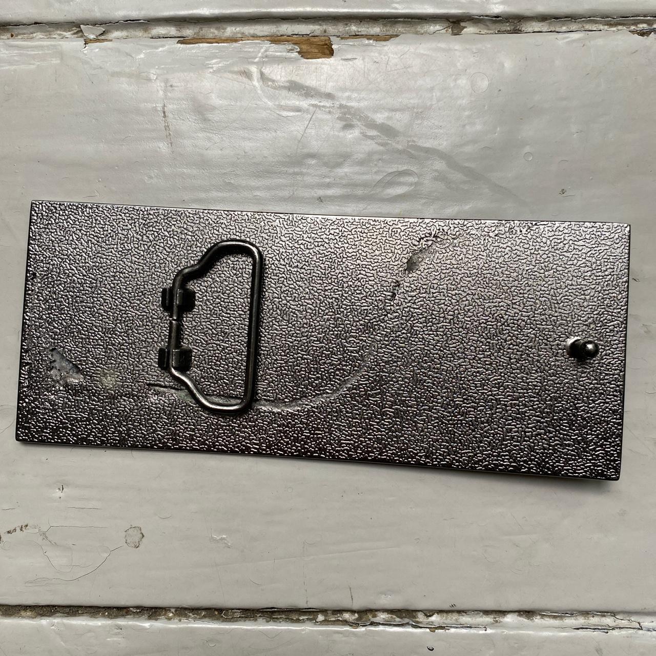100 Dollar Bill Benjamin Franklin Vintage Belt Buckle Silver