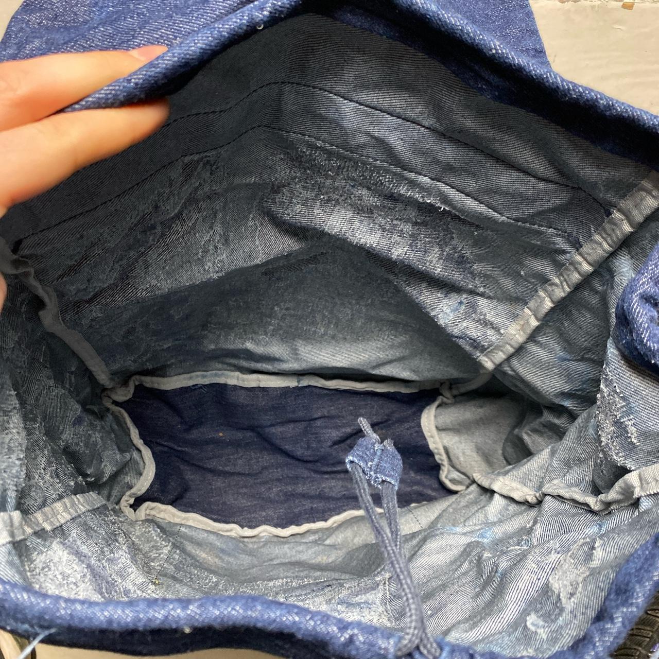 Jean Paul Gaultier Denim Backpack Rucksack Bag