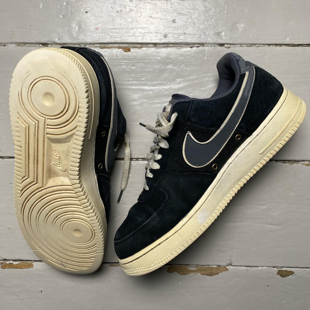 Nike Air Force 1 Black Grey and White