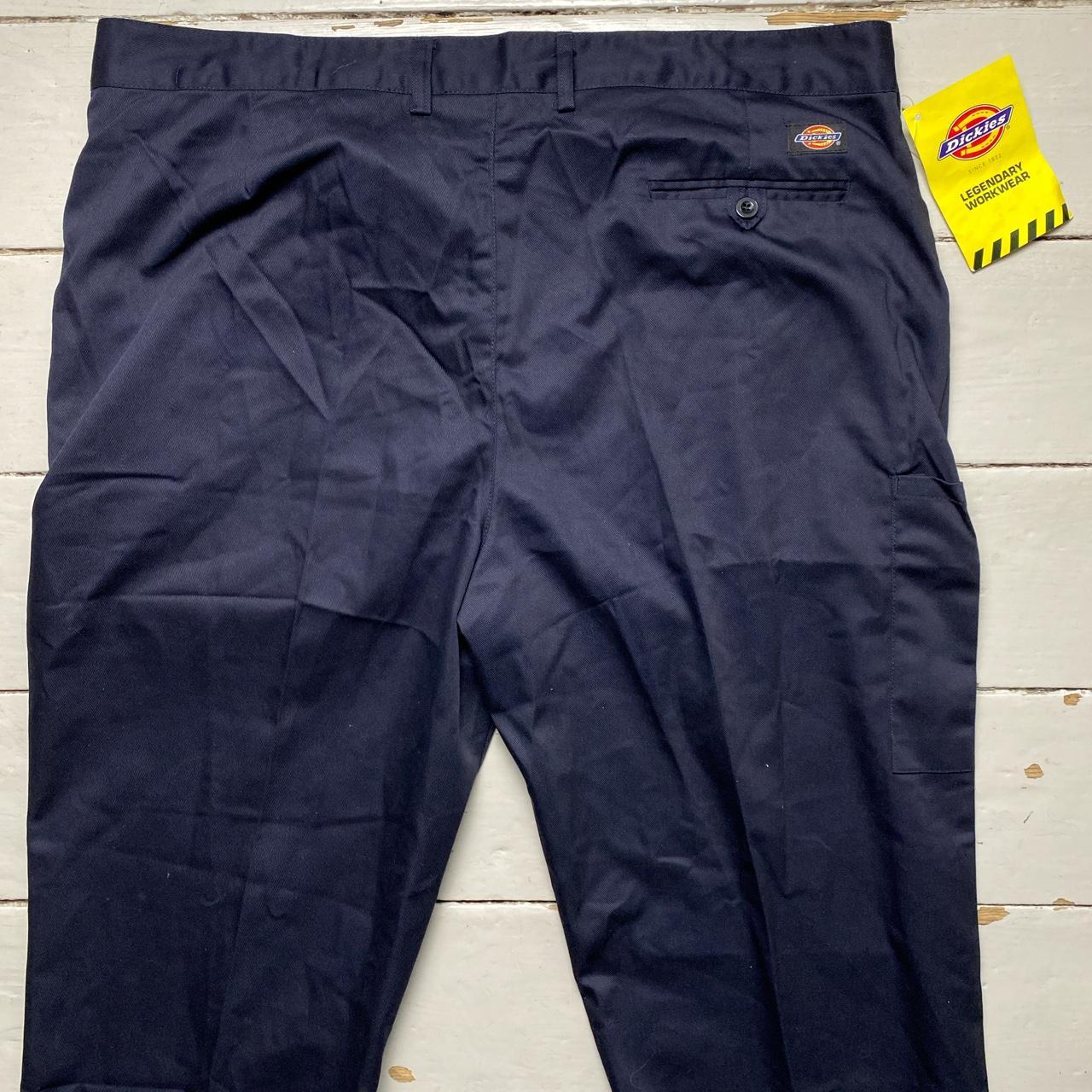 Dickies Redhawk Navy Blue Work Cargo Trousers