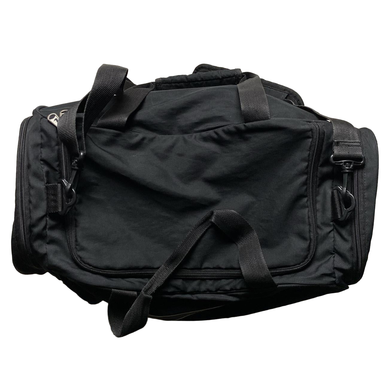 Nike Swoosh Black and White Duffel Bag