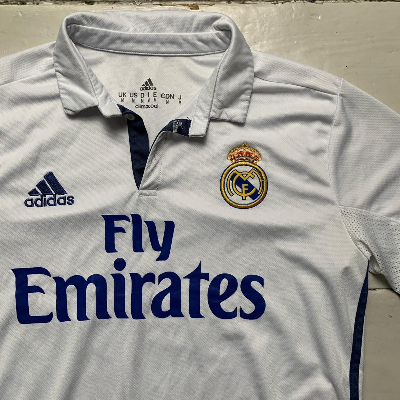 Real Madrid Adidas Climacool White Football Jersey