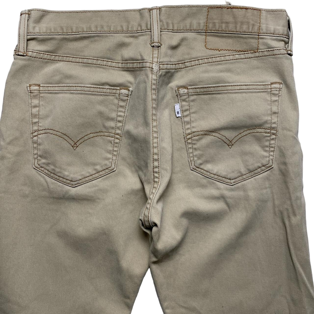 Levis 508 Cream Beige Jeans (30W)