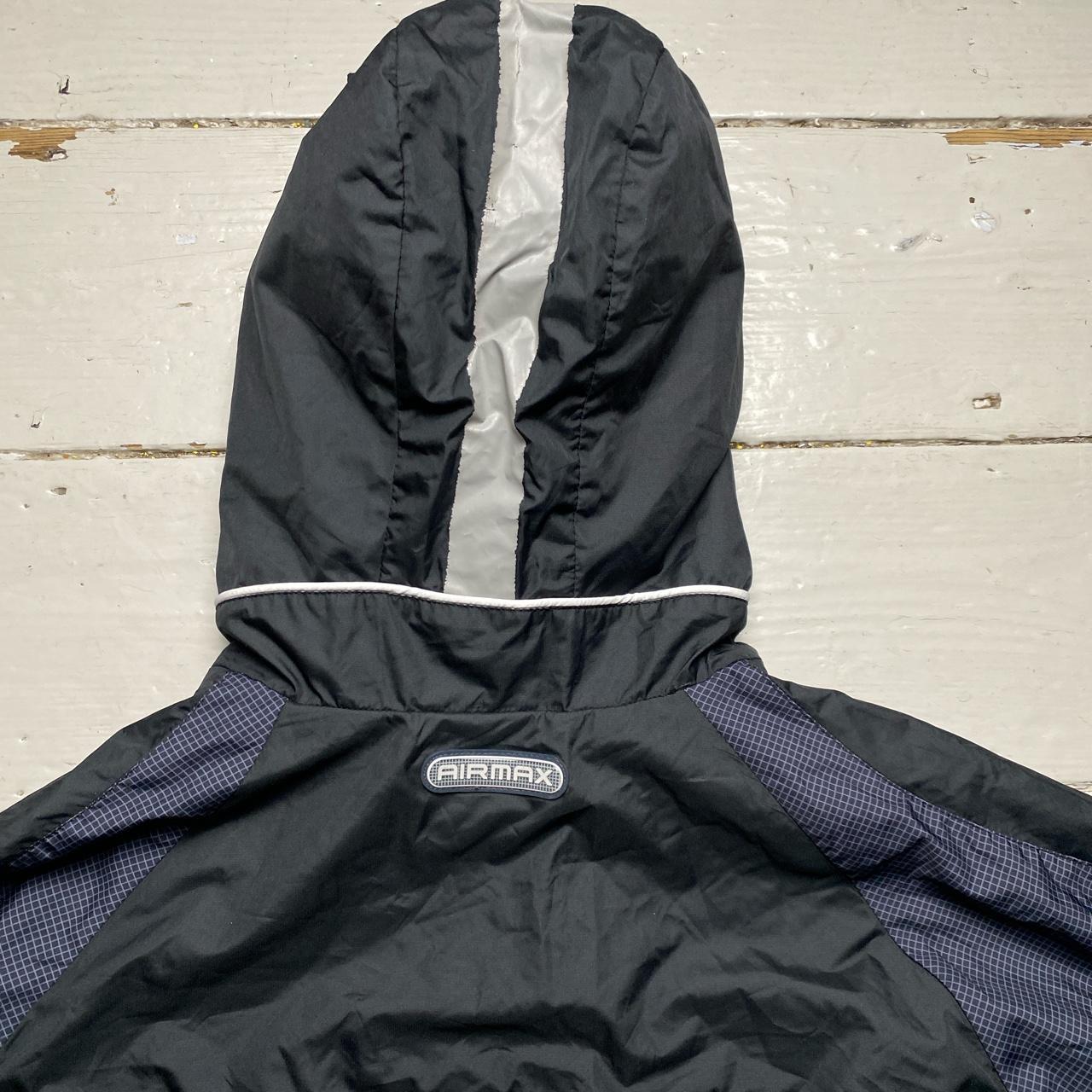 Nike Air Max LTD Vintage Black White and Grey Shell Windbreaker Tracksuit Jacket