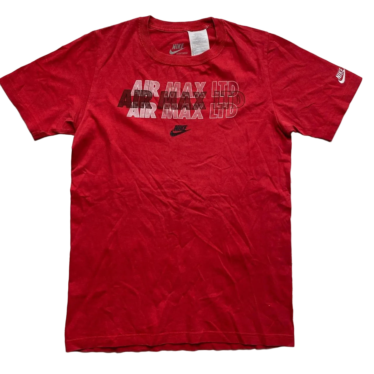 Nike Air Max LTD Red White and Black T Shirt (M)