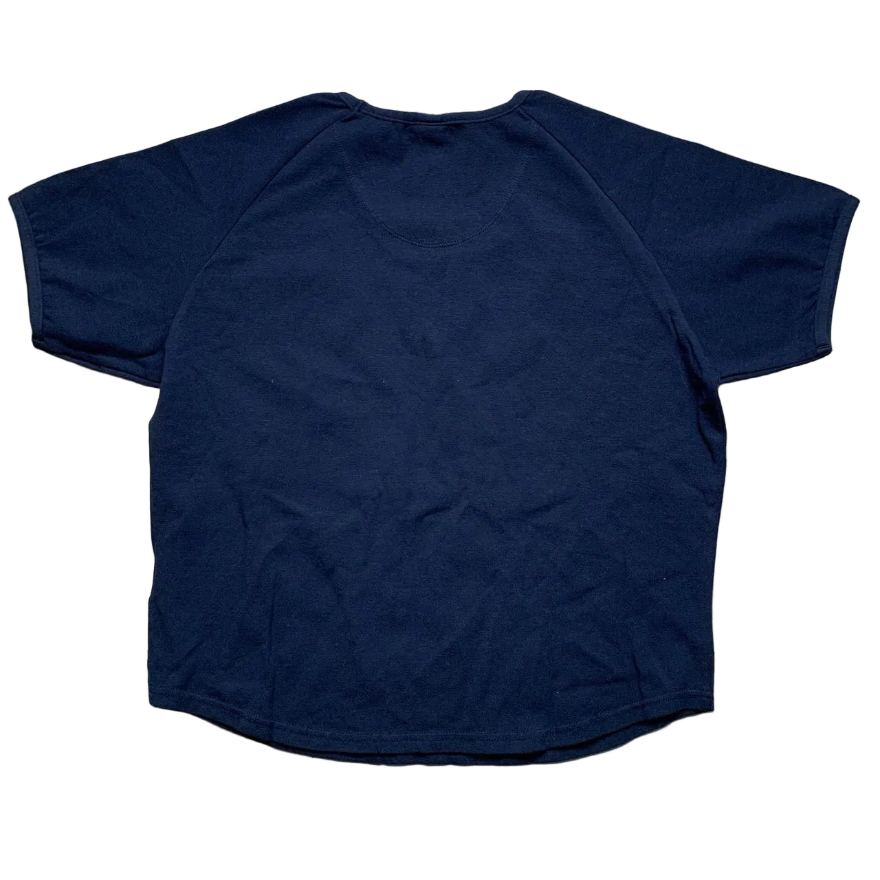 Nike Vintage Spellout Crop Navy Womens T Shirt