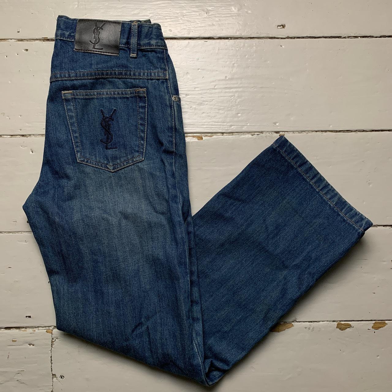 YSL Yves Saint Laurent Vintage Navy Jeans