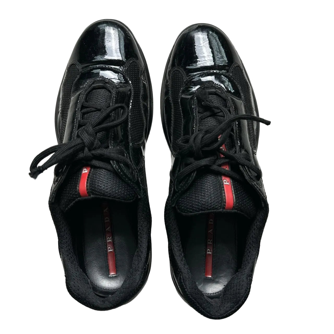 Prada Americas Cup Patent Vintage Black