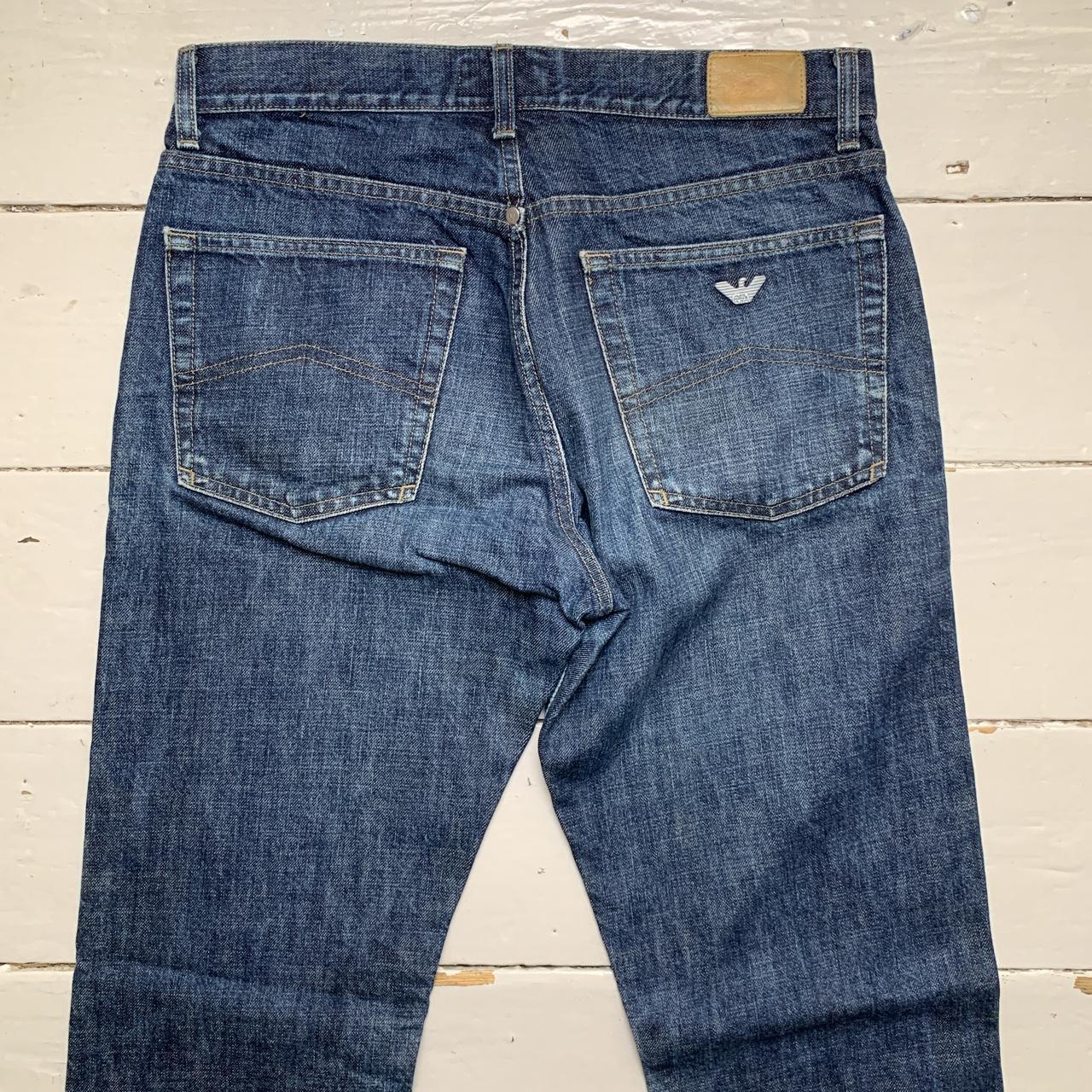 Armani Vintage Flare Jeans Navy