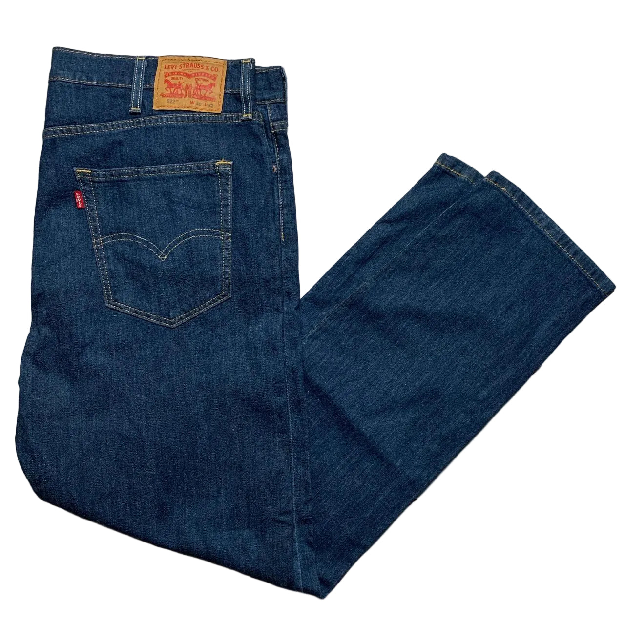 Levis 522 Navy Baggy Jeans (40W)