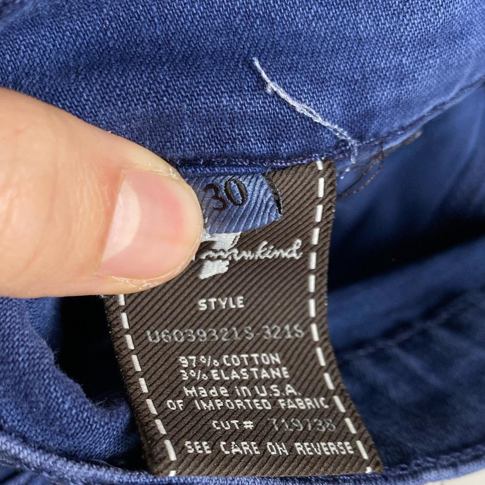 7 For All Mankind Navy Short Jean Jorts (30W)