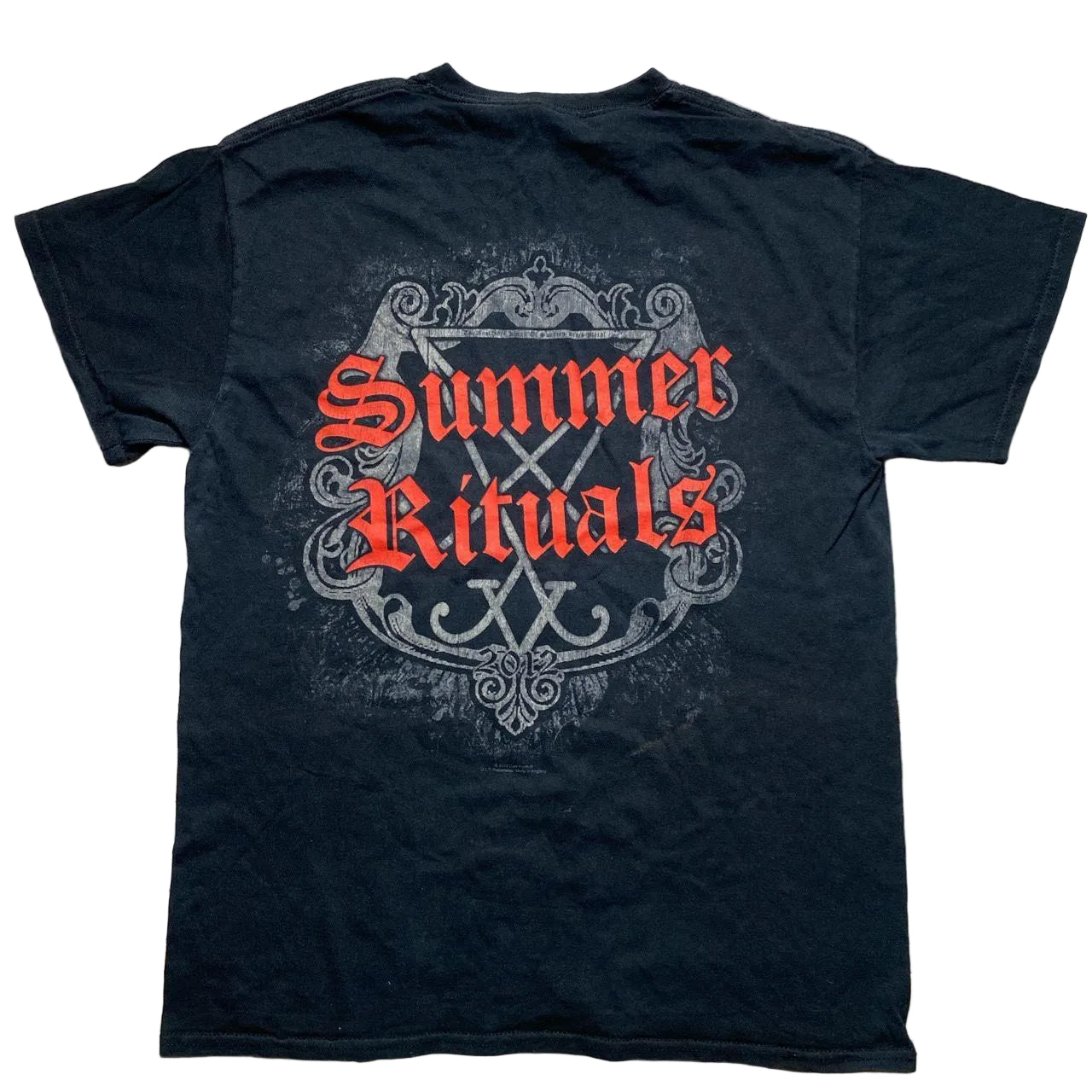Dark Funeral Heavy Metal Band Goth Grunge Black and Red T Shirt (M)