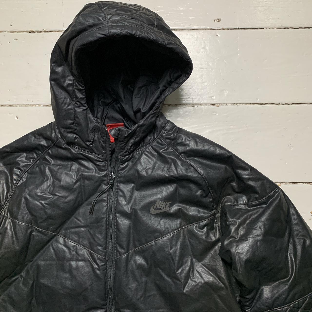 Nike Tech Leather Black Jacket