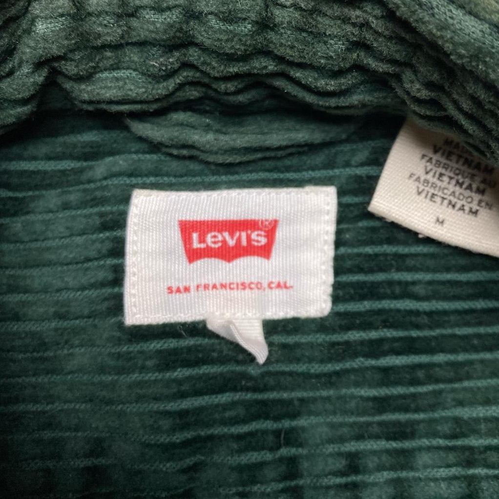 Levis Jumbo Corduroy Green Shirt (M)