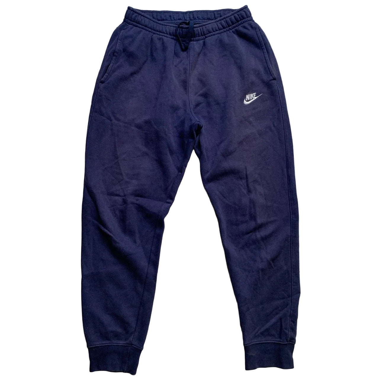 Nike Swoosh Navy and White Joggers (S)
