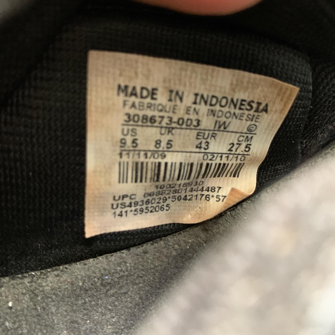 Nike Air Rift Vintage 2009 Leather Black and White Tabi Toe